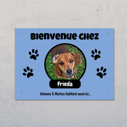 Plaque de porte personnalisable – Photo avec nom – photo du produit 1 sur 1