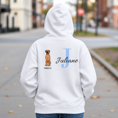 Sweat à capuche personnalisé - Initiale