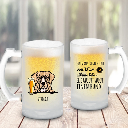 Bierkrug Glas