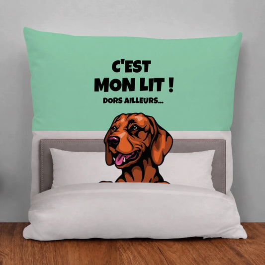 Coussin personnalisable - Notre lit (chiens & chats)