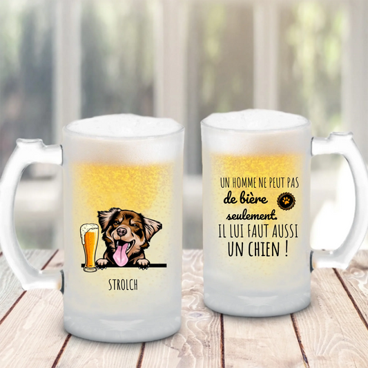 Bierkrug Glas